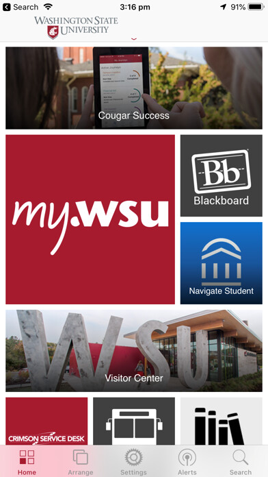 Emulate iPhone app WSU Mobile using MyAndroid Emulate iPhone app WSU Mobile using MyAndroid