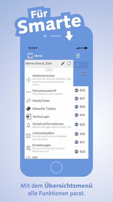 Emulate iPhone app WSW move - Fahrplan using MyAndroid