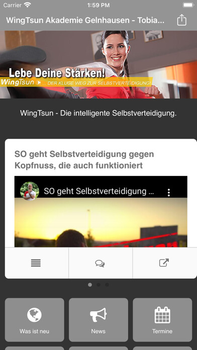 Emulate iPhone app WT Akademie using MyAndroid