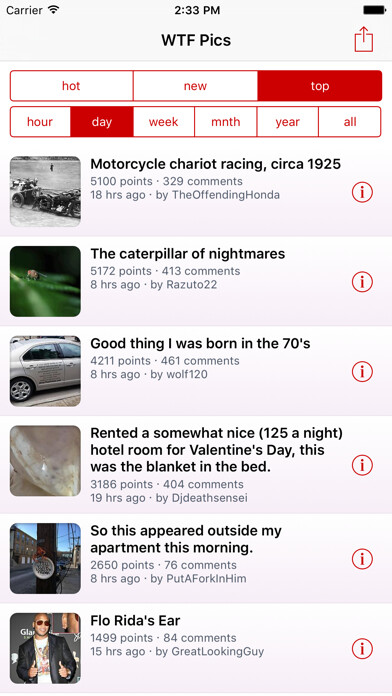 Emulate iPhone app WTF Pics using MyAndroid