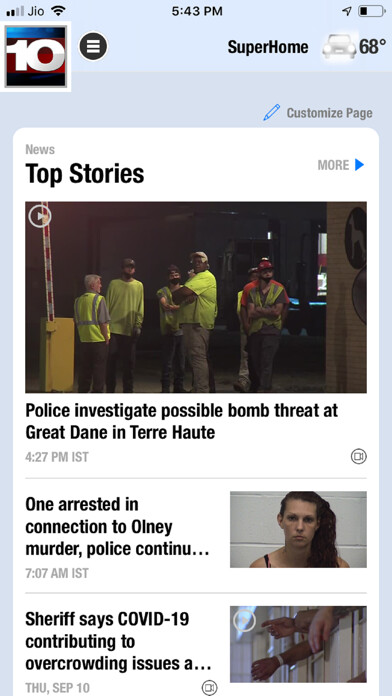 Run android online APK WTHI News 10 from MyAndroid or emulate WTHI News 10 using MyAndroid