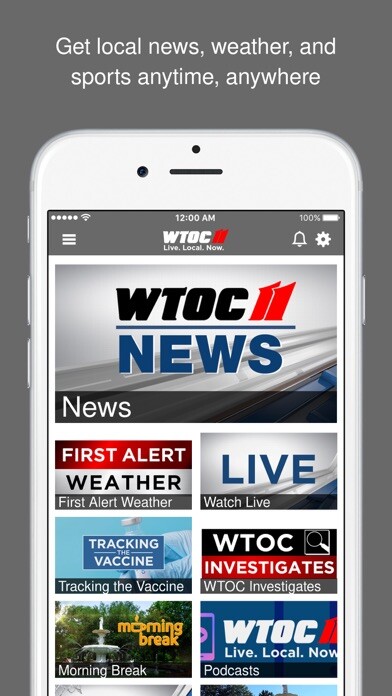 Emulate iPhone app WTOC 11 News using MyAndroid Emulate iPhone app WTOC 11 News using MyAndroid