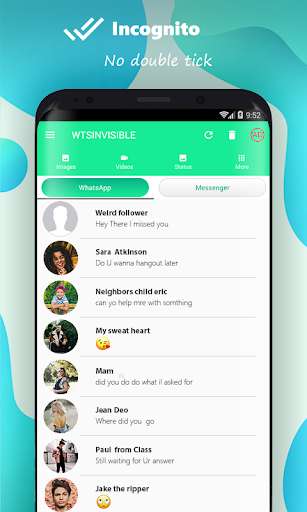 Run android online APK WTZINVISIBLE: No Last Seen ,Hide Blue Tick from MyAndroid or emulate WTZINVISIBLE: No Last Seen ,Hide Blue Tick using MyAndroid