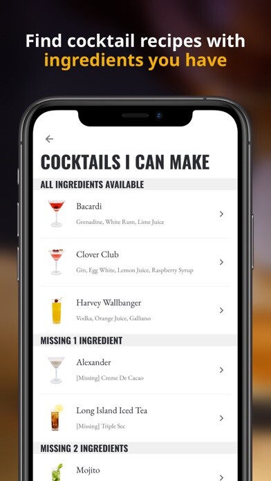 Emulate iPhone app Wunderbar Cocktails using MyAndroid Emulate iPhone app Wunderbar Cocktails using MyAndroid