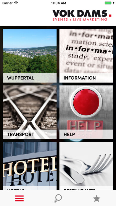 Emulate iPhone app Wuppertal Guide using MyAndroid