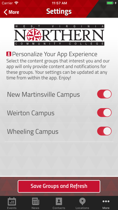 Emulate iPhone app WVNCC GO using MyAndroid Emulate iPhone app WVNCC GO using MyAndroid