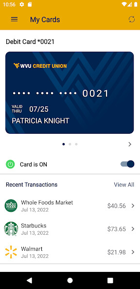 Run android online APK WVU Credit Union Debit Card from MyAndroid or emulate WVU Credit Union Debit Card using MyAndroid Run android online APK WVU Credit Union Debit Card from MyAndroid or emulate WVU Credit Union Debit Card using MyAndroid