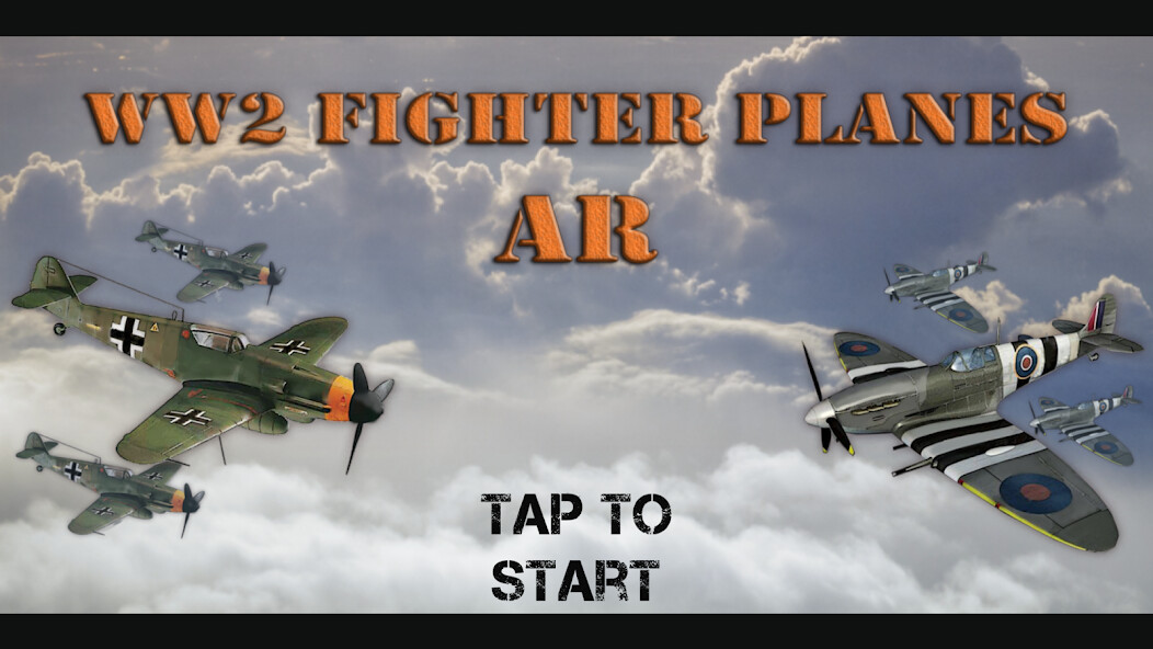 Emulate iPhone app WW2 Fighter Planes AR using MyAndroid