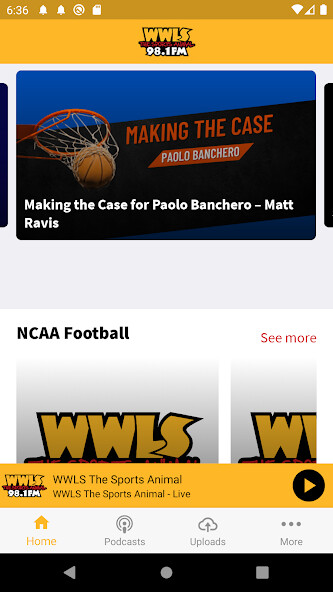 Emulate iPhone app WWLS The Sports Animal using MyAndroid Emulate iPhone app WWLS The Sports Animal using MyAndroid