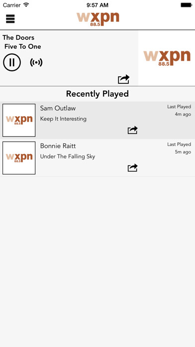 Emulate iPhone app WXPN 88.5 using MyAndroid Emulate iPhone app WXPN 88.5 using MyAndroid