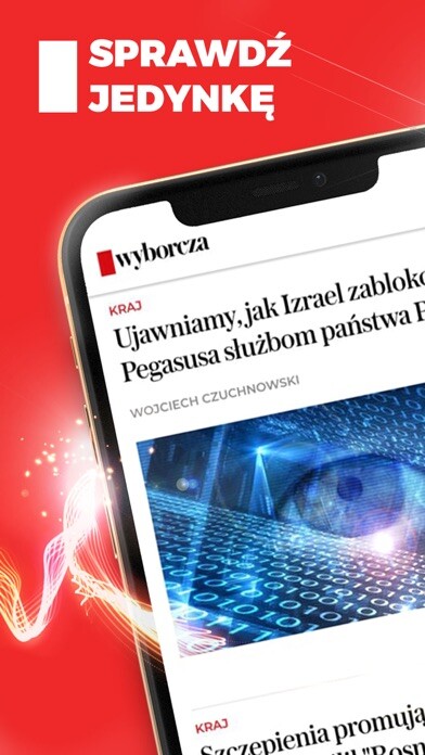 Emulate iPhone app WYBORCZA: fakty, newsy, opinie using MyAndroid