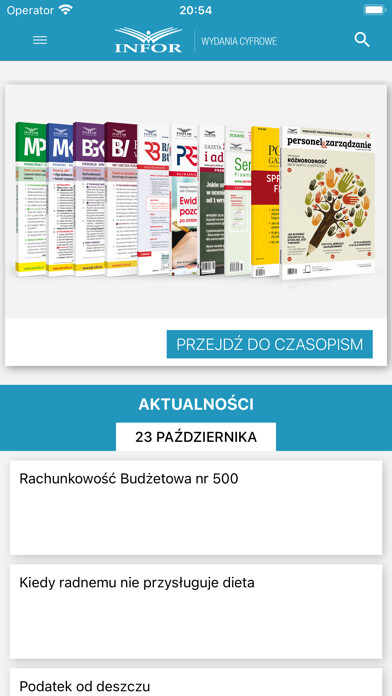 Emulate iPhone app Wydania Cyfrowe using MyAndroid Emulate iPhone app Wydania Cyfrowe using MyAndroid