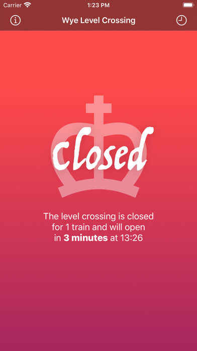 Emulate iPhone app Wye Level Crossing using MyAndroid