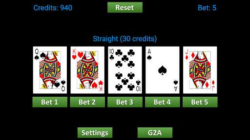 Run android online APK WyeSoft Video Poker from MyAndroid or emulate WyeSoft Video Poker using MyAndroid