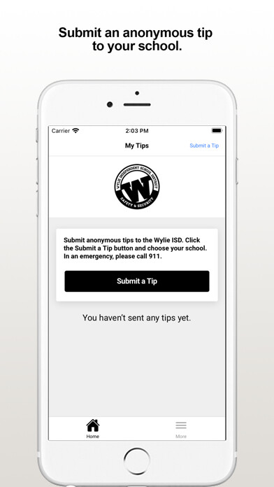 Emulate iPhone app WylieISD Tips using MyAndroid Emulate iPhone app WylieISD Tips using MyAndroid