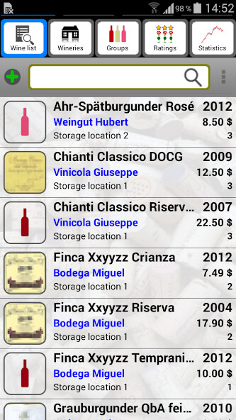 Run android online APK WyneConcept Lite - Wine Cellar Manager from MyAndroid or emulate WyneConcept Lite - Wine Cellar Manager using MyAndroid Run android online APK WyneConcept Lite - Wine Cellar Manager from MyAndroid or emulate WyneConcept Lite - Wine Cellar Manager using MyAndroid