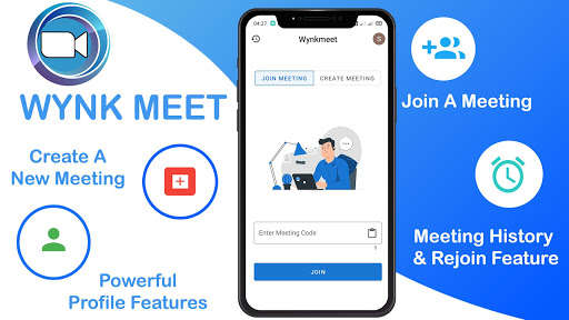 Run android online APK Wynk Meet Cloud Meeting And Conferencing App from MyAndroid or emulate Wynk Meet Cloud Meeting And Conferencing App using MyAndroid