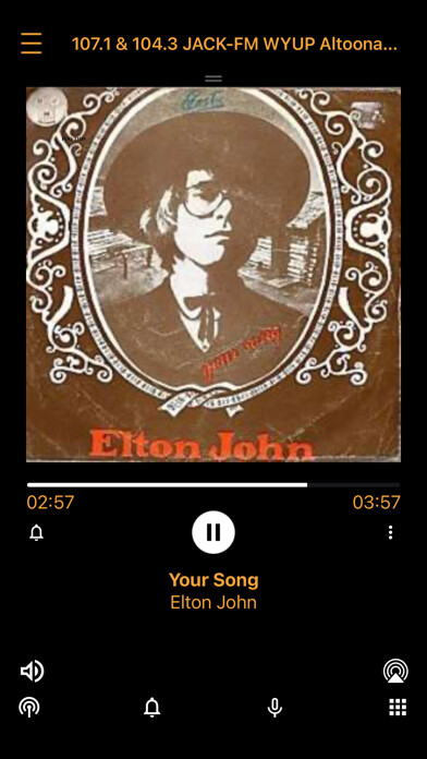 Emulate iPhone app WYUP JACK-FM CENTRAL PA using MyAndroid