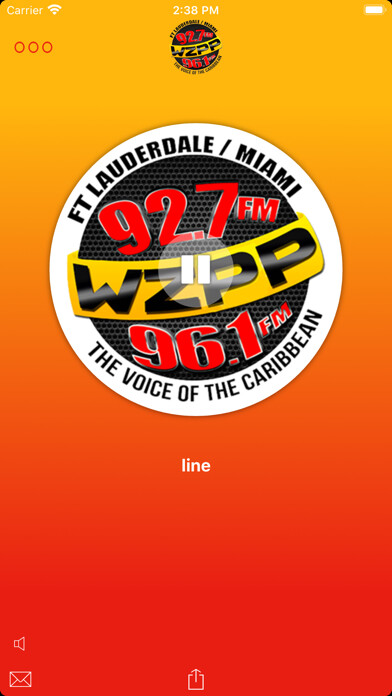 Emulate iPhone app WZPP Radio using MyAndroid