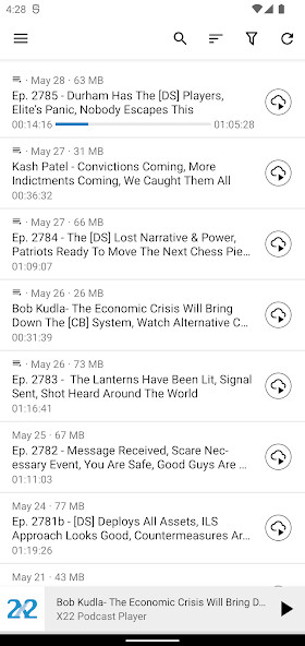 Run android online APK X22 Podcast Player from MyAndroid or emulate X22 Podcast Player using MyAndroid