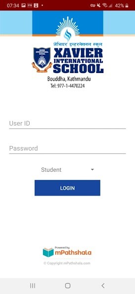 Emulate iPhone app Xavier International School using MyAndroid Emulate iPhone app Xavier International School using MyAndroid