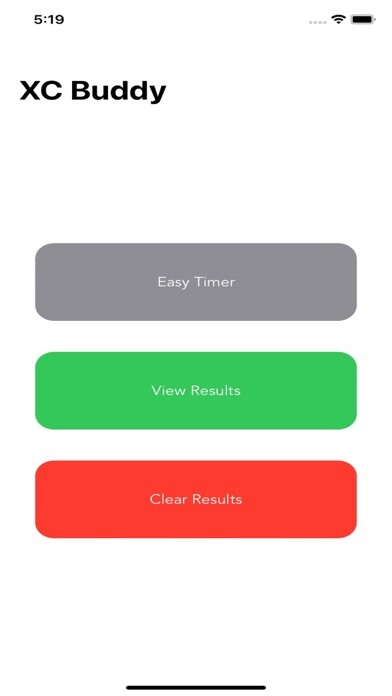 Emulate iPhone app XC Buddy Race Timer using MyAndroid