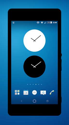 Emulate Android APK X Clock Widget Collection