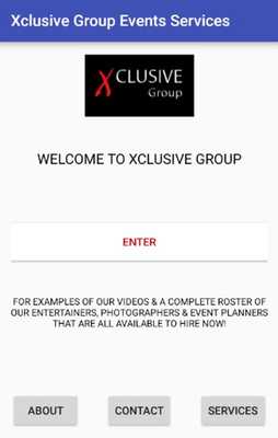 Emulate Android APK Xclusive Group Event Services Emulate Android APK Xclusive Group Event Services