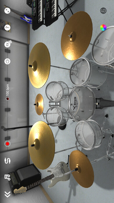 Emulate iPhone app X Drum - 3D & AR using MyAndroid