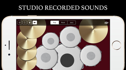 Emulate iPhone app X Drums . Play your own rhythm! Rock, Pop and Jazz! using MyAndroid Emulate iPhone app X Drums . Play your own rhythm! Rock, Pop and Jazz! using MyAndroid