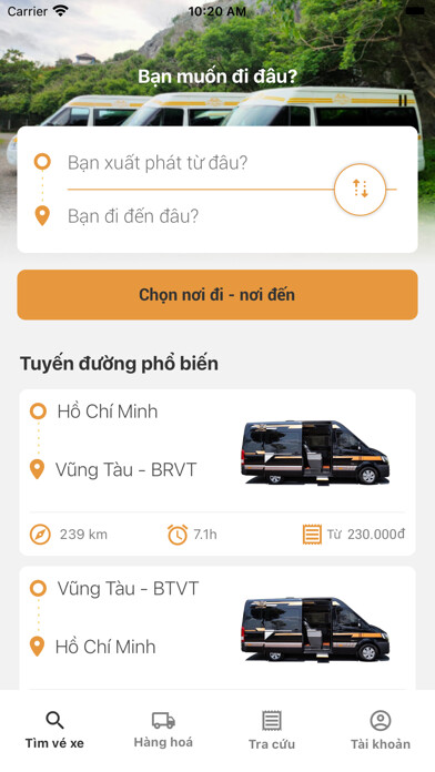 Emulate iPhone app Xe Hưng Phát Vũng Tàu using MyAndroid Emulate iPhone app Xe Hưng Phát Vũng Tàu using MyAndroid