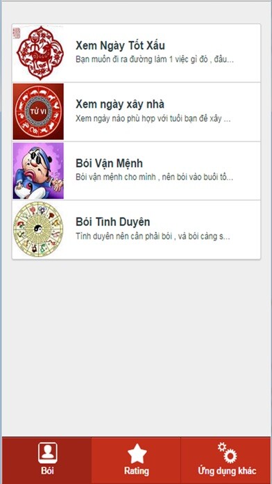 Emulate iPhone app Xem Bói using MyAndroid Emulate iPhone app Xem Bói using MyAndroid