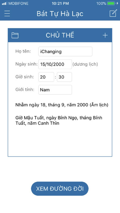 Emulate iPhone app Xem Đường Đời using MyAndroid Emulate iPhone app Xem Đường Đời using MyAndroid