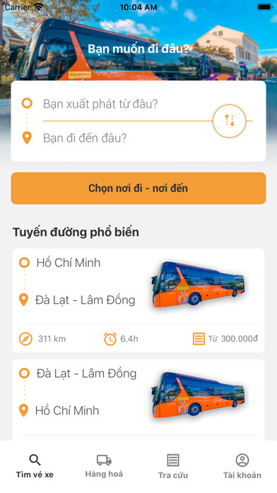 Emulate iPhone app Xe Nguyễn Kim Limousine using MyAndroid Emulate iPhone app Xe Nguyễn Kim Limousine using MyAndroid