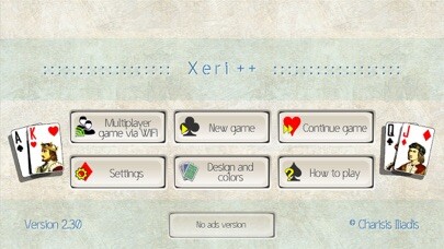 Emulate iPhone app Xeri+ (Card Game) using MyAndroid