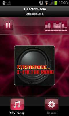 Emulate Android APK X-Factor Radio