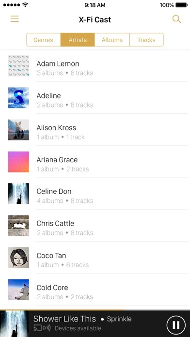 Emulate iPhone app X-Fi Cast using MyAndroid