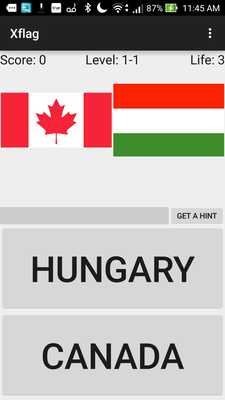 Emulate Android APK XFlag free version flags game
