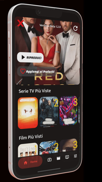Emulate iPhone app X-Flix IPTV using MyAndroid