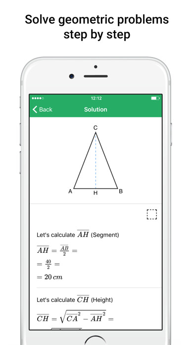 Emulate iPhone app xGeometry - Geometry Solver using MyAndroid Emulate iPhone app xGeometry - Geometry Solver using MyAndroid