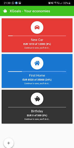 Run android online APK XGoals - Savings Tracker from MyAndroid or emulate XGoals - Savings Tracker using MyAndroid