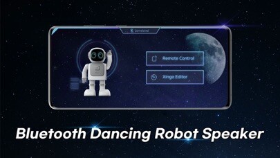 Emulate iPhone app XINGO Dancing Robot Speaker using MyAndroid