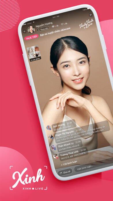Emulate iPhone app XinhXinh - Livestream using MyAndroid Emulate iPhone app XinhXinh - Livestream using MyAndroid