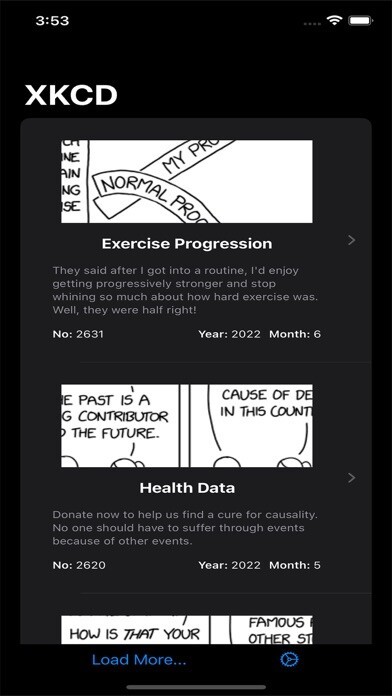 Emulate iPhone app XKCD Viewer App using MyAndroid Emulate iPhone app XKCD Viewer App using MyAndroid