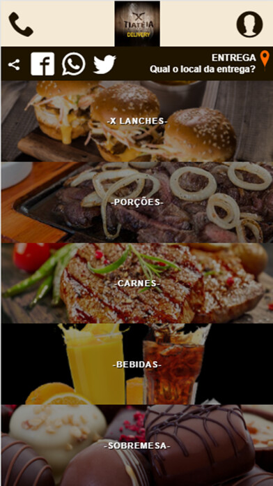 Emulate iPhone app X Lanches Tia Teia using MyAndroid Emulate iPhone app X Lanches Tia Teia using MyAndroid