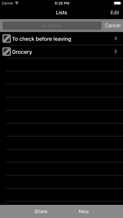 Emulate iPhone app XL List - using MyAndroid