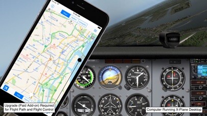 Emulate iPhone app X-Mapper TNG (for X-Plane Desktop) using MyAndroid