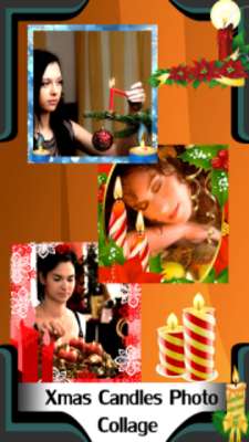 Emulate Android APK Xmas Candles Photo Collage