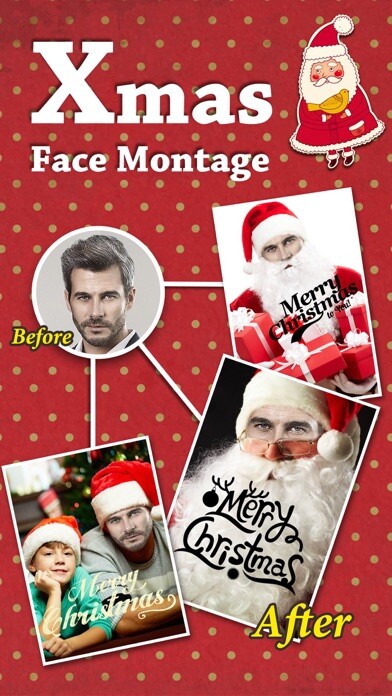 Emulate iPhone app Xmas Face Montage Effects - Change Yr Face with Dozens of Elf & Santa Claus Looks using MyAndroid Emulate iPhone app Xmas Face Montage Effects - Change Yr Face with Dozens of Elf & Santa Claus Looks using MyAndroid