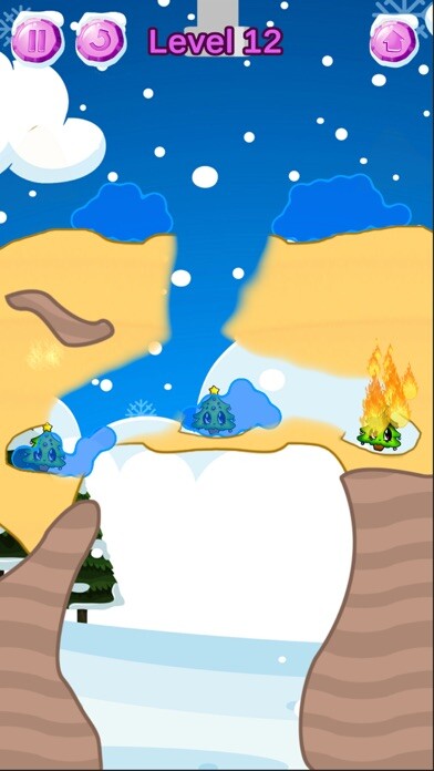 Emulate iPhone app XMas Fire Brigade Rescue Hero using MyAndroid